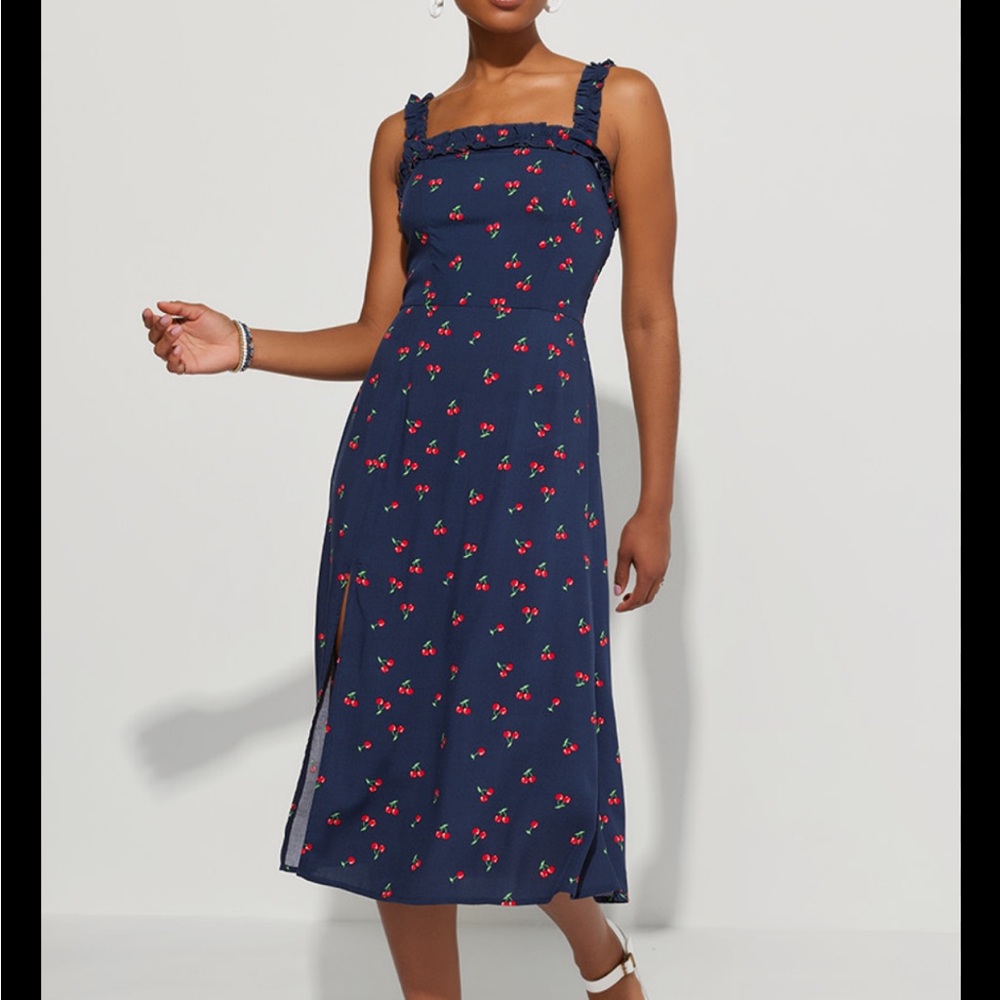 Francesca’s Cherry Print Dress